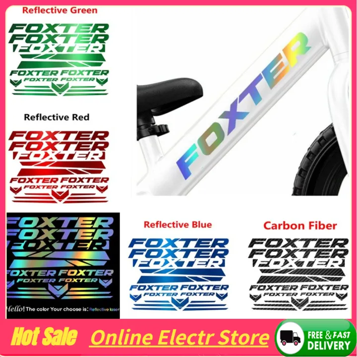 foxter bike sticker