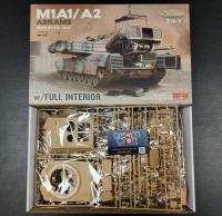 RFM 5007 1/35 M1A1/ A2 abrams w/full interior &amp; workable track links  (โมเดลรถถัง Model DreamCraft)