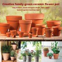 [NEW EXPRESS] Mini Colourful Fake Terracotta Flower Plant Pot With Hole Clay Ceramic Pottery Planter Cactus Cute Pots Succulent Plants