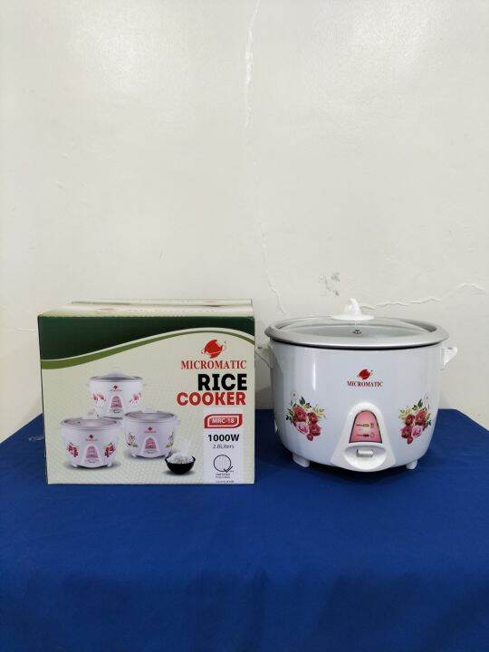 MICROMATIC RICE COOKER 2.8 LITERS/ RICE COOKER WITH PADDLE/ RICE COOKER