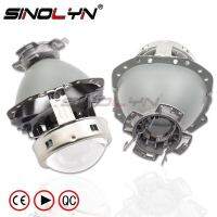 Sinolyn E55 D2S เลนส์ไฟหน้าสำหรับ Audi A6 C6/BMW E60 X5 E53 E61 E65/Benz W211 W219 D1S D3S ไฟโปรเจคเตอร์ซีนอนแบบคู่อุปกรณ์เสริมรถยนต์