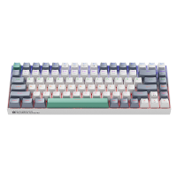 Machesuitable สำหรับ Nike K500-B84 TKL แป้นพิมพ์แบบมีสาย84คีย์ LED เกมแบ็คไลท์ PBT Doubleshot Keycaps สำหรับพีซีแล็ปท็อป