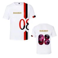 2023 new arrive- xzx180305   Hot Sale t shirt men 3D Printed Digital 08 Mens Summer Short sleeve Round collar Unisex Casual sports T-shirt DIY Custom Jersey name