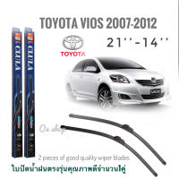 ใบปัดน้ำฝน CLULA เเพ็คคู่ TOYOTA VIOS ปี 2007-2012 ขนาด 24-14 จำนวน 1 คู่**จบในร้านเดียว**จัดส่งไว