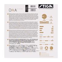 มาใหม่ STIGA DNA แพลทินัม M ไม้ปิงปองยางปิงปองใบมีดยางสิวในทองคำขาว Pro ยาง