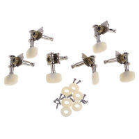 6pc Open-Gear Guitar Tuning Pegs Tuner Machine Heads Guitar Parts 3-Left 3-Right Alignment