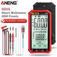 620A Digital Smart Multimeter 6000 Counts Transistor Testers with 4.7Inch LCD Sceen Capacitance Meter Temp Resistance Tester