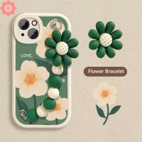 เคสโทรศัพท์สร้อยข้อมือดอกไม้สดสร้างสรรค์เข้ากันได้กับ Infinix Smart 5 6 Hot 10T 11 10 Lite 10S 11S 10S 10S 11 10T 11S 9 Play Note 8น้ำมันวาดภาพกันกระแทกลายดอกไม้ปกอ่อน