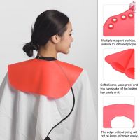 Haircut Neck Cape Wrap Collar Shield Silicone Hair Coloring Cuttin Barber Hairdressing