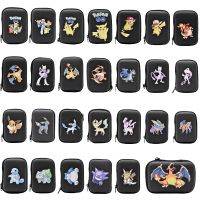 【cw】 27Style Anime Pokemon Pikachu Game Cards Pokemon Cards Holder Album Hard Case Holder Book Holder Earphone Storage Box toy Gifts