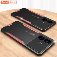 กล่องโลหะอลูมิเนียมไฮเอนด์หรูหราสำหรับ Realme GT Neo 5 SE Matte เคสโทรศัพท์ป้องกันทุกสัดส่วนเคสโทรศัพท์ซิลิโคนสำหรับ Realme GT Neo 3T GT3 Coque