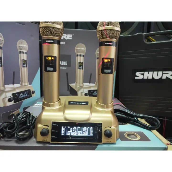 SHURE INDUCTION RECHARGEBLE WIRELESS MICROPHONE SG8000 Lazada PH