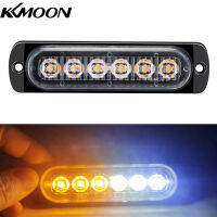 KKmoon 12-24โวลต์ LED S Trobe ไฟเตือนฉุกเฉินกระพริบไฟเตือนแถบแสงสำหรับรถยนต์รถบรรทุกรถตู้รถ ATV SUV เรือยอชท์ยานพาหนะ