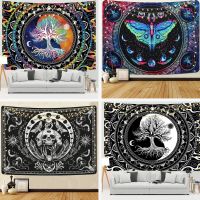 Boho Wall Tapestry ตกแต่งห้อง Tapestry แขวน Mandala พื้นหลังผ้าม่านตกแต่งผ้า