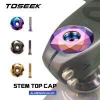 TOSEEK MTB Bike Stem Headset Top Cap Aluminium Alloy Fork Tube Head Part Top Diamond Cover Cycling Essory