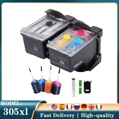 Einkshop Replacement Refillable For hp 305 xl hp 305 hp305 305xl ink cartridge For HP DeskJet 2710 2720 4110 4120 4130 6010 Ink Cartridges