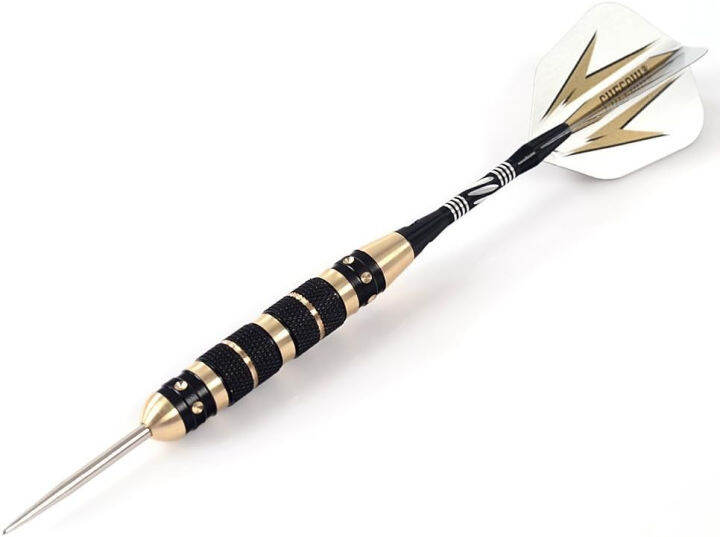 cuesoul-cuesoul-20-23-26-grams-steel-tip-darts-black-coating-brass-barrels-23-grams