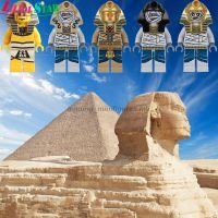 Ls【คลังสินค้าพร้อม】เข้ากันได้กับ Legoing Minifigures Egypt Mummy Rome Warrior Building Blocks ของเล่นเด็กสำหรับเด็ก1【cod】