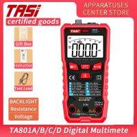 ZZOOI TASI TA801A TA801B TA801C TA801D Digital Multimeter Mini Smart Ture RMS AC/DC Auto Range Digital Voltage Meter Ammeter