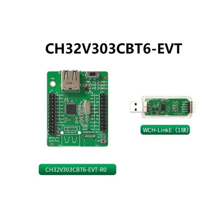 ch32v303cbt6-evaluation-board-evt-system-board-mcu-intelligent-risc-v-mcu-demo-board-kit
