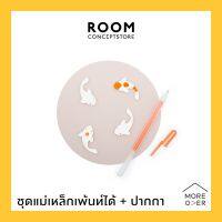 Moreover : Kohaku Carp magnet + pen (orange) / ชุดแม่เหล็ก ปลาคาร์ป ระบายสีได้ ลบได้ + ปากกา ส้ม