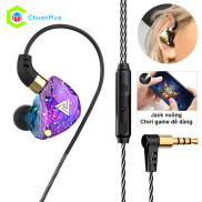 Earphone Super Bass qKZ SK8 for phone HiFi audio or vivid