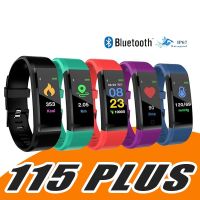 ❅ 115 plus Smart Bracelet Bluetooth Smartwatch Heart Rate Blood Pressure Monitor Fitness Tracker Smart Electronic Wristbands 115