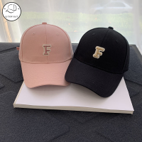 Q top hat หมวกตัวอักษร F หมวกแก็ปกันแดด หมวกผู้หญิงผู้ชาย รุ่น F