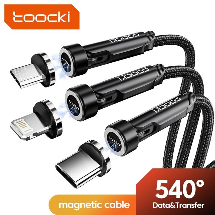 chaunceybi-toocki-540-rotate-magnetic-usb-type-c-cable-iphone-12-x-fast-charger-type-c-charging-data-wire