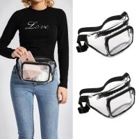 【CW】 Men Waist Packs Fashion Jelly Winterproof Hip Bum Transparent