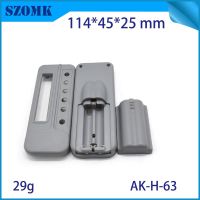 №◙ 4 sztuki 114x45x25mm plastikowa obudowa ręczny 2 pojemnik na baterie AAA obudowa z tworzywa sztucznego obudowa sprzętu elektronicznego