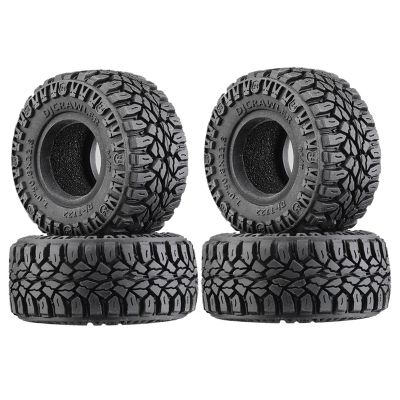 4Pcs 50.8mm 1.0 Inch Super Soft Rubber Wheel Tire Tyre Accessory for 1/18 1/24 RC Crawler Car Axial SCX24 AX24 Traxxas TRX4M FMS