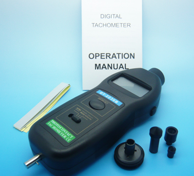 X-GOODS - เครื่องวัดความเร็วรอบ เครื่องวัดรอบ มิเตอร์วัดความเร็วรอบ เลเซอร์วัดรอบ New DT2236B 2in1 Digital Laser Photo Contact Tachometer RPM