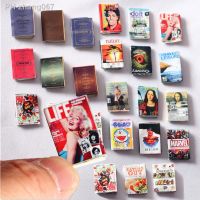 Mini Books Model Miniature Items Things Dollhouse Furniture Accessories Toys for Barbies Dolls House 1/6 1/12 Ob11 Children Gift