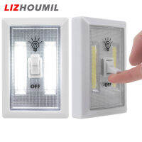 LIZHOUMIL สวิตช์ไฟติดผนัง LED,ใช้แบตเตอรี่ฉุกเฉินไฟกลางคืนเด็กโคมไฟสไตล์วินเทจบ้านในร่มกลางแจ้งสำหรับตู้ชั้นวางของในตู้เสื้อผ้าห้องครัวและข้างเตียง