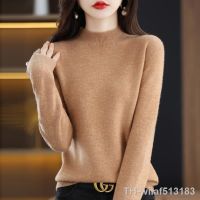 【hot】☎✆  Korean Fashion Wool Half Neck Pullover And Cashmere Sweater Knit