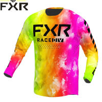 Motocross Jersey Black Jersey FXR Motocross Cycling Off Road Dirt Bike Riding Polera Mtb Jersey DH Men Racing Long Sleeve Shirt