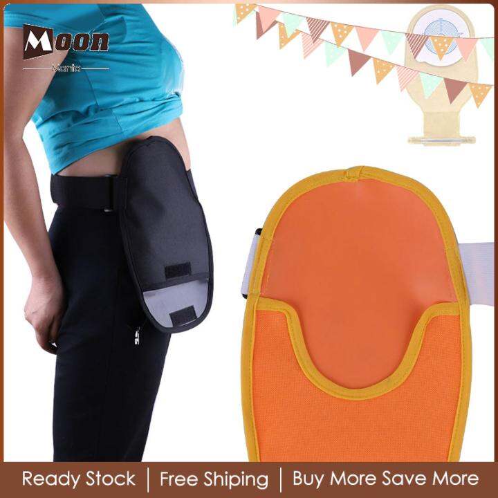 Moon Manta Ostomy Support Garment Pouch, Shower Ostomy Wraps with