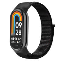 ห่วงไนลอนสำหรับวง Xiaomi Mi สายรัดข้อมืออะไหล่สายนาฬิกาสำหรับ Miband 8นาฬิกาข้อมือสมาร์ทวอชสายเอ็นเอฟซี