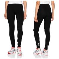 adidas กางเกงเลกกิ้ง Trefoil Tight รุ่น CW5076 สีดำ (Black) ของแท้