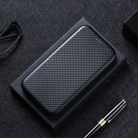 ✹ Magnetic Carbon Fiber Flip Phone Case For Honor 10 10I 10X Lite 20 20E 20I 20S 30 Lite Youth Pro 30S Business Cover Fundas