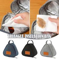 Portable Thermal Insulation Bag Triangle Ice Bag Students Japanese The Portable Thermal Foil Insulation Rice Bag With Aluminum Outside Balls Thick Lovely Door Bento Bag F5D0