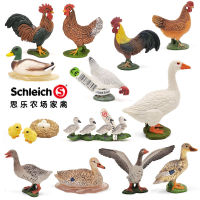 ? Sile Toy Store~ Siler Schleich Cock Hen White Goose Duck Gray Goose Wild Goose Simulation Farm Animal Poultry Model Toy