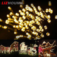 LIZHOUMIL สายไฟ Led พลังงานแสงอาทิตย์200,22เมตรมี8ฟังก์ชั่นไฟตกแต่งกลางแจ้งกันน้ำสำหรับระเบียงสวนต้นคริสต์มาส