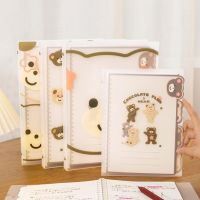 Cute Bear Index A5 B5 Diary Binder Notebook Loose Leaf Notepad Business Office Work Notebook School Journal Kawaii Stationery