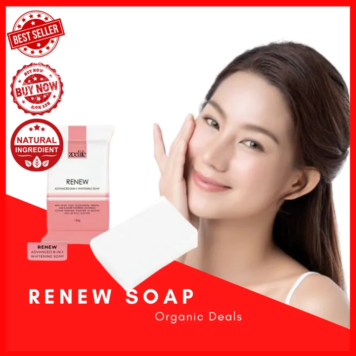 💋[Zeolife Advanced 8in1 Whitening Soap] Whitening Soap Best Organic