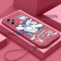 สำหรับฟรีสายคล้อง Poco X4 GT เคสโทรศัพท์ Tooncutecute ดีไซน์ TPU อ่อนลายการ์ตูนเคสนิ่มที่ได้รับความนิยม