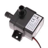 Yingke Dc12v ขนาดเล็กที่เงียบสงบเป็นพิเศษปั๊มน้ำและน้ำมันมอเตอร์ไมโครไร้แปลงถ่าน4.2W กันน้ำตู้ปลาแช่น้ำได้หมุนเวียน240l/ยกสูง300ซม.