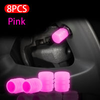 4Pcs Universal Luminous Valve Cap ยางรถยนต์รถจักรยานยนต์รถยนต์ไฟฟ้าสูญญากาศฝาครอบป้องกันการปรับเปลี่ยนวาล์วเรืองแสงวาล์ว Core สำหรับ Benz Toyota Honda Ford Suzuki Nissan Mazda Hyundai Kia