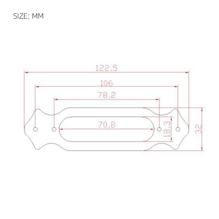10pcs-single-coil-pickup-changed-into-acoustic-guitar-sound-hole-pickups-support-bracket-cover-single-coil-pickup-ring-plates